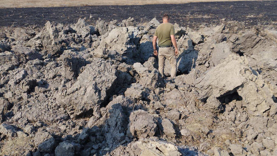 Последствия обстрела ВСУ заповедника «Аскания-Нова». Фото: Официальный канал Государственного биосферного заповедника «Аскания-Нова»