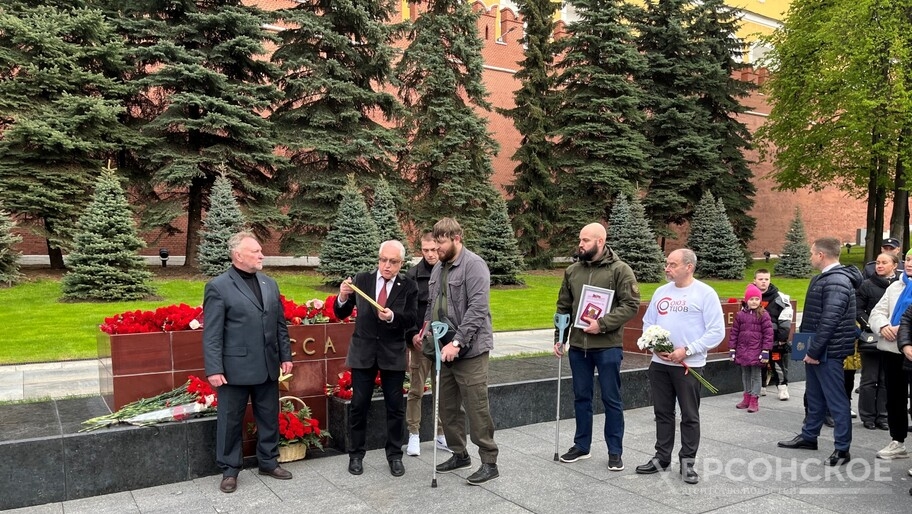 Москва, монумент «Одесса» на аллее городов-героев. Фото: Херсонское агентство новостей