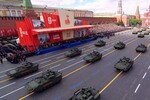 Скриншот трансляции Парада Победы 9 мая 2025